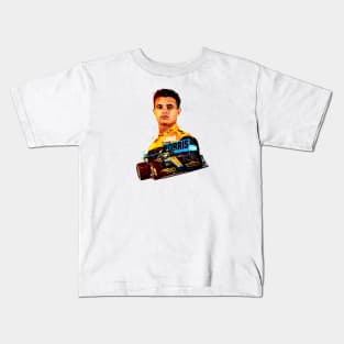 2022 Low Poly Lando Norris Kids T-Shirt